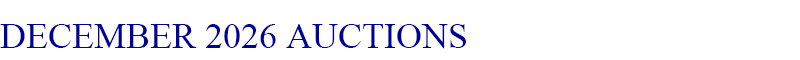 December 2026 Auctions