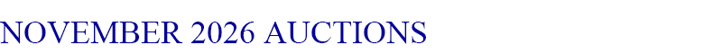 November 2026 Auctions